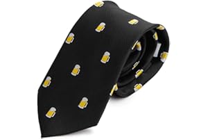 Bolunga Bier Krawatten für Männer/Herren - Oktoberfest Geschenk - Professional and Funny Ties for Man with beer logo - Octoberfest Gift for Men/Him