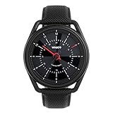 What? Perpetual Kalender Uhr: Hybrid Digital Analog Smart Uhr Armbanduhr, Schwarz