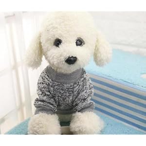 Mascotas Perro Ropa Abrigo Sudadera Invierno Mascota Perro Ropa Tejer Animales requisitos de Dog Pet Clothes
