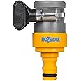 HOZELOCK - Indoor Tap Connector Round ø 14mm - 18mm : For Modern Threadless Kitchen Taps, Adjustable Stainless Steel Collar, Easy and Tight Connection, Loose [2176P9000]