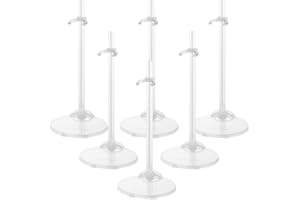 MILISTEN 12 Szt Lol Lalka, Jak Wyświetlić Jasne Stanowisko Oznacza Wyświetlanie Stojak Na Lalki Stojak Na Figurki Baza Akcji Lalka Stoi Miękka Lalki o Wysokości Potworów Przedstawiać Mini