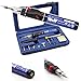 Price comparison product image Wolf Cordless 6 in 1 Butane Gas Powered Soldering Iron Blow Torch Variable Temperature Torch Kit Heat Tool with Interchangeable Tips - Embossing, Wood Burning Pyrography, Hot Fix Stone Decoration, Melting, Shrinking, Cutting - Supplied in Strong Carry Case - Uses Lighter Gas