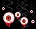 Produktbild Feste Feiern Halloween Deko I 3 Teile Deckenhänger Spiralen Swirl Blutiges Auge Happy Horror Grusel Party