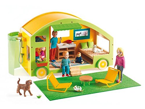 Preisvergleich Produktbild Puppenhaus Wohnwagen