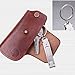 BEZOX Nail Clippers Stainless Steel Key Ring Slim Clipper (Small Size) W/ Plastic Box