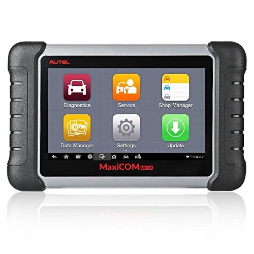 Autel MaxiCOM® MK808 OBD2 Appareil de Diagnostic avec Toutes Les Fonctions du système et de Services y Compris réinitialisation de l'huile, EPB, BMS, SAS, DPF, TPMS et Immo (MD802 + Maxicheck Pro)