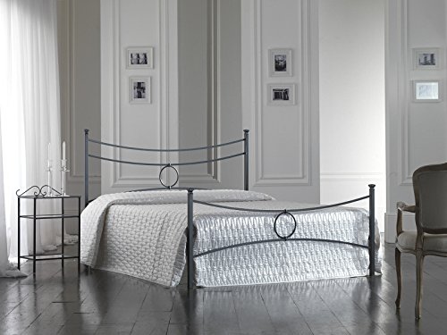 Bed Store Letto Matrimoniale in Ferro BATTUTO Modello Conca