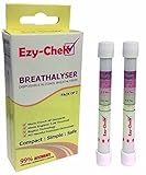 Ezy-CheK® Breathalyser - Bagless Technology : UK and NF Detection Levels (Twin Pack) Breathalyzer