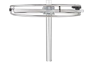 Nedis - UKW-Außenantenne - Max. 4dB Verstärkung - FM Frequenzbereich: 87.5-108 MHz - 0-15 km Empfangsbereich - Impedanz: 75 Ohm - Einrastsystem - für Draußen - Aluminium - Schwarz/Silber