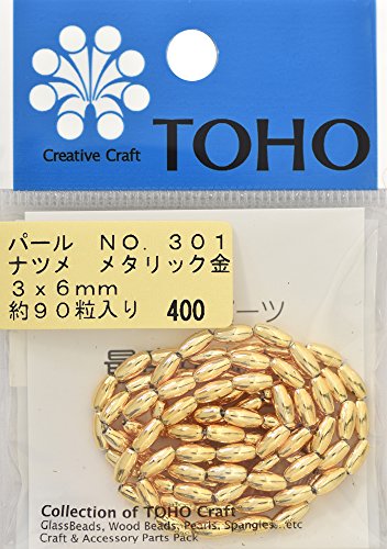 Preisvergleich Produktbild TOHO Jujube Perle ueber 3x6mm No.301 Gold-ueber 90 Monate Eingabe