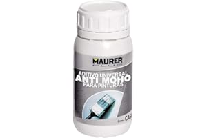 MAURER Antimoho Para Pintura Con Base Agua Para Pintar Paredes 250 ml, El embalaje puede variar