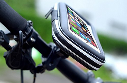 haodou supporto bicicletta impermeabile per Smartphone Supporto Stabile volante titolare 4.7Â pollici adatto per tutti i tipi di bicicletta e manubrio nero