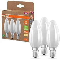 OSRAM LED Star Classic A40 LED Lampe Für E27 Sockel, Birnenform, FIL, 470 Lumen, Warmweiß (2700K), Ersatz Für Herkömmliche 40W Glühbirnen, Nicht Dimmbar, 2er-Pack