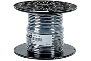 Câble électrique multi-conducteur pour arrosage automatique Câble conducteur d'électricité pour électrovannes et programmateurs d’arrosage., noir