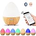 Produktbild Neue Generation Aroma Diffuser Bluetooth Lautsprecher, 450ml Öl Duftzerstäuber Luftbefeuchter Ultraschall Humidifier Aromatherapie Duft Diffuser Spray APP Control + Bluetooth 4.1 Stereo Lautsprecher mit eingebautem Mikrofo Freisprech Funktion und 7 Farben LED Stimmungslicht für Beauty-Salon Spa Yoga Schlafzimmer Wohnzimmer Konferenzraum