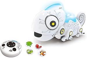 Bizak Roboter-Chamäleon, das Seine magnetische Zunge herauszieht, um Lebensmittel zu fangen. Bewegen, zielen und fangen! Ab 3 Jahren (62008538)
