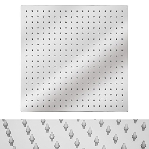 TecTake Kopfbrause Regendusche Edelstahl poliert – diverse Modelle – (Quadratisch | 40x40cm | Nr. 401601) - 4