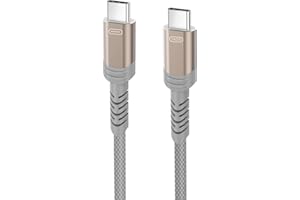 Ubluker Cable USB C a USB C 1.5M, 240W 100W 60W Cable de Carga Ultrarrápida USB Tipo C Premium con Emarker Nylon Trenzado Sync de Datos y Audio Para iPhone 17 16 16e 15 Galaxy S25 MacBook Portátil