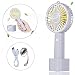 Produktbild Mini Ventilator, Hand Tragbarer Mini-Ventilator Letopro Elektrischer Tischventilator Rauscharm, USB Ventilator mit Stand, 3 Geschwindigkeiten Kühlungs Modus Wieder Aufladbarer Ventilator für Haus, Büro, Im Freien Spielraum(Grau)