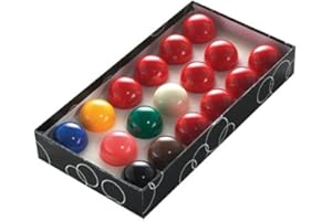 Manuel Gil Juego de Bolas de Snooker (52,4 mm), Set económico estándar para torneos y Ocio