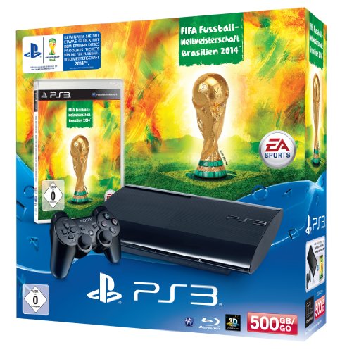Preisvergleich Produktbild PlayStation 3 500GB inkl. FIFA Fussball-Weltmeisterschaft Brasilien 2014