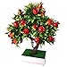 Produktbild Kuizhiren1 Künstliche Blumen, 1 Stück, künstlicher Baum, Obst, Bonsai, Bühne, Garten, Hochzeit, Party-Dekoration
