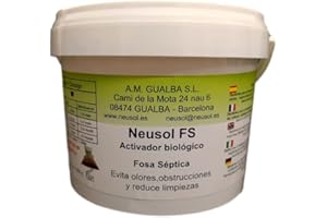 Neusol FS - Activador biológico - Bacterias Fosa séptica/tuberías/depósitos Aguas - Eliminador de olores - (1 Bote)