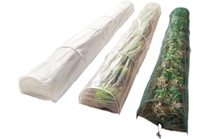 Outiror - Ensemble de 3 Serres Tunnel pour Potager - 1 Serre de Croissance + 1 Serre Hiver + 1 Tunnel Filet