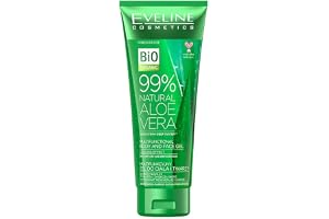 Eveline Cosmetics multifunktionell kropp och ansikte aloe vera-gel 99% | 250 ml | torr och irriterad hud