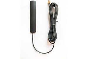 technikkram 868 MHz Antenne SMA für CCU3 CCU2 Raspberry Pi Cul USB CC1101 GSM ELV Bausatz RaspberryMatic pivCCU Homematic Fibaro Pigtail Kabel (Klebeantenne 5dbi)