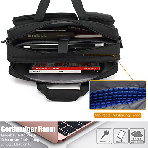 CoolBELL 17 3 Zoll Laptop Aktentasche sch  tzend Messenger Bag Nylon Schultertasche Multifunktional Henkeltasche Laptop   Ultrabook   Tablet   Macbook
