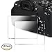 Produktbild Camera Screen Protector Film for Canon 700D 750D 760D T5i T6i T6S X70, CAM-ULATA Anti-scratch Anti-glare Tempered Glass LCD Ultra Crystal Clear Screen Protector Guard for DSLR Camera, 2 Pack