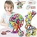 Produktbild ACTRINIC 108Pcs Magnetische Bausteine Set für Kinder-3D Regenbogen Magnetische Fliesen Magnetische Konstruktionsblock Kits Spiele Geschenk für Jungen Mädchen 3 4 5 6 7 8 Jahre Junge-Stärkere Magneten