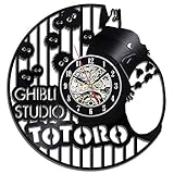 Vinyl-Schallplatte Uhr Wanduhr rund, Time Disk, Schallplatte aus Vinyl Schallplattenuhr Uhr Wand-Deko Vintage-Uhr Retro-Uhr, 12in