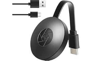 ihohi Chromecast, 1pack Chromecast Streaming Device Wireless HDMI Wifi Display Adapter Dongle 1080p for TV Compatible with Android and IOS