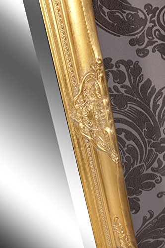 Spiegel Wandspiegel Lara antik gold Barock 65 x 50 cm - 4