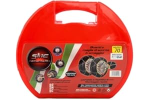 RICAMBI AUTO SMC Catene da Neve OMOLOGATE O-Norm TUV SMC 9mm per Pneumatici GOMME 185/65 R 15