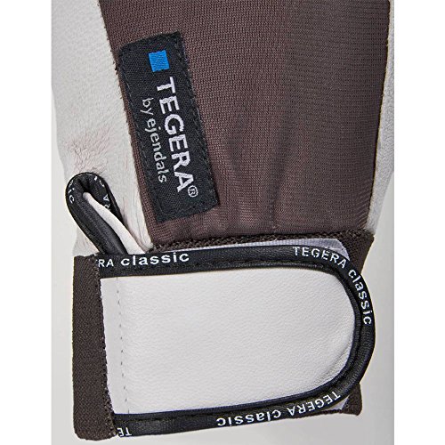 Ejendals Lederhandschuh Tegera 116, Größe 9, 1 Stück, grau / weiß, 116-9 - 2