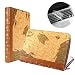Produktbild Se7enline® (2 in 1) Macbook 13 Zoll PU Leder Schutzhülle im Weltkarte-Stil, Reißverschluss Clip-On-Schutzhülle PU Leder Sleeve Tasche Hülle für Macbook Pro Retina (mit Retina Dispalys) 13 Zoll Modell A1425/A1502 + Klar TPU DE Design (QWERTZ) Tastatur Schutzhülle - Weltkarte