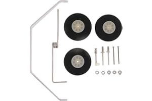 chiwanji Kit di Atterraggio in Metallo con Ruote di Aerei RC per 182