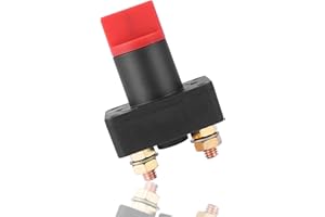 Principal Déconnexion Batterie, GUUFOO Interrupteur Batterie Interrupteur Déconnexion, Commutateur D'Isolateur Batterie Voiture, Isolateur Interrupteur Batterie, pour Moto Camions Voitures Bateaux