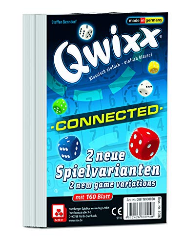 NSV - 4086 - QWIXX - Connected - Zusatzblöcke 2er Set - Würfelspiel