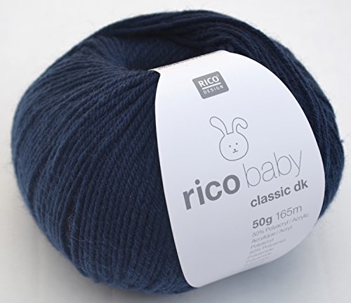 Rico Baby classic dk Fb. 15 - marine Babywolle zum Stricken und Häkeln