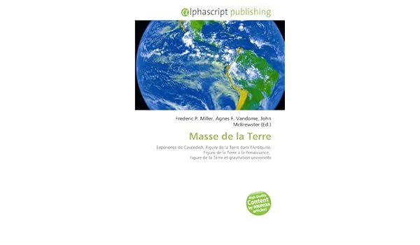 Amazonfr Masse De La Terre Expérience De Cavendish - 