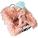 Ouneed Newborn Baby Artificial Fur Backdrop Flannel Receiving Blanket (Pink )