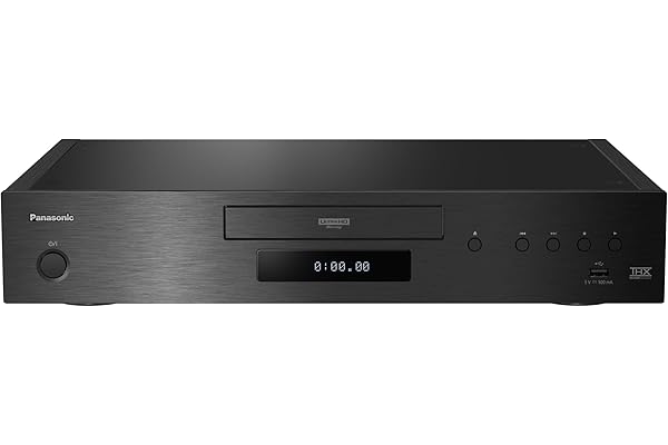 Panasonic Lecteur Blu Ray 4K HDR DP-UB9000EG1 I HDR10+/Dolby Vision Ultra HD Premium Convertisseur Audio High Res Double USB et HDMI WiFi/Ethernet Noir - Version Française