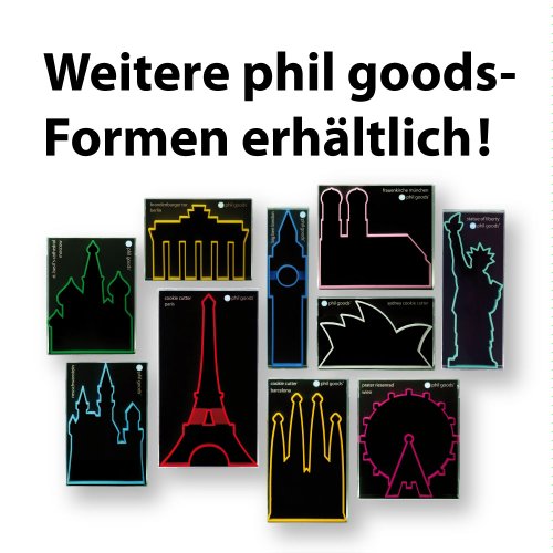 Schiefer Turm von Pisa Souvenir & Ausstechform in rot - 7