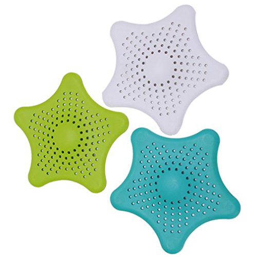 Hangqiao Silikon Starfish K¨¹che Badezimmer Mesh Schmutzf?nger Abflusssieb Abfall - 2