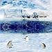 Produktbild Wmbz Antarctic Penguin Eisberg Mode 3D Bodenbelag Dekorative Malerei Boden Aufkleber Tapete Wandbild-350X250Cm