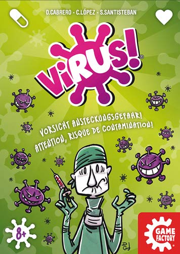 GAMEFACTORY-¡Peligro de contagio, multicolor (Game Factory 646239) - Versión Alemana (idiomas: Alemán, Italiano y Francés) - Imagen 4